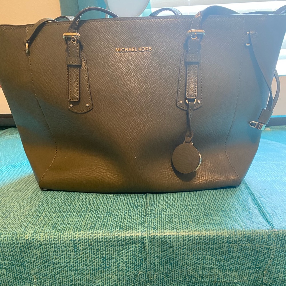 Green Michael kors handbag